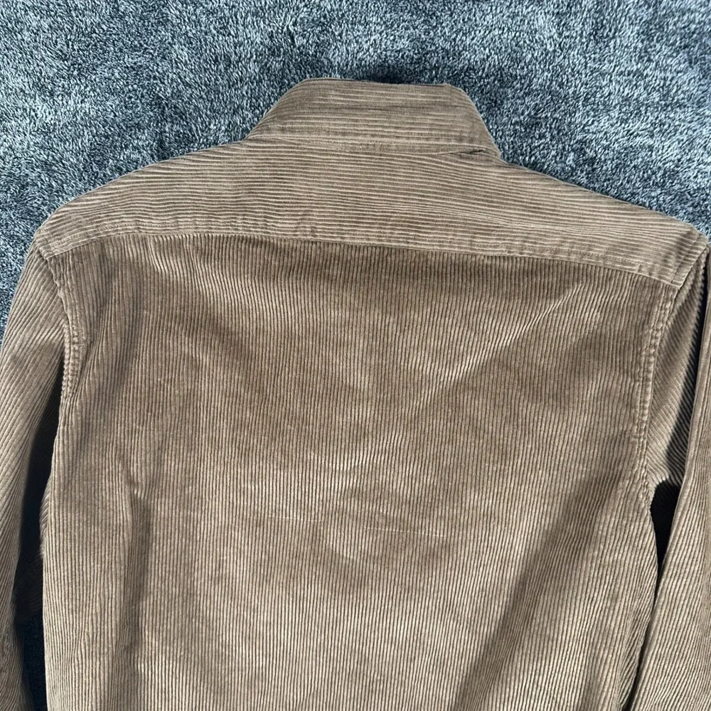 Banana Republic Shirt Mens M Standard Fit Tan Corduroy Button Down Long Sleeve